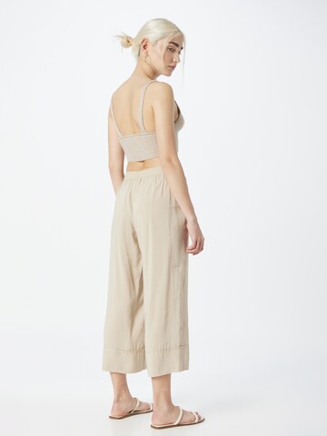 TAIFUN Wide leg Broek in Bruin