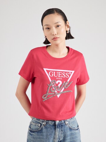 GUESS Shirt in Red: front
