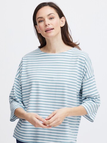 Fransa - Camiseta ' SIVA ' en azul: frente