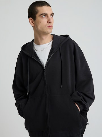 NoWear - Casaco em moletão em preto: frente