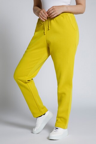 Ulla Popken Pants '801048' in Yellow: front
