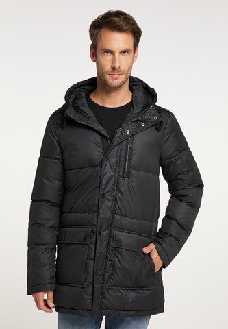 ICEBOUND Winter Parka in Black: front