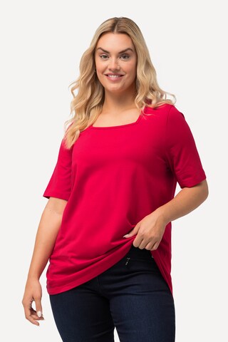 Ulla Popken Shirt in Rood: voorkant