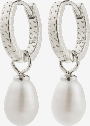 Pilgrim Náušnice 'Elliana' - stříbrná / perlově bílá, Produkt