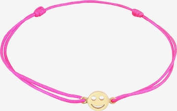Bracelet 'Smiling Face' ELLI en rose : devant
