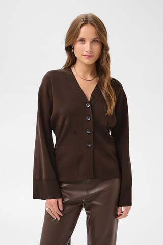 SAINT TROPEZ Strickjacke in Braun