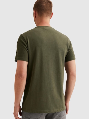 PME Legend Bluser & t-shirts 'T-shirt in a material blend with artwork' i grøn