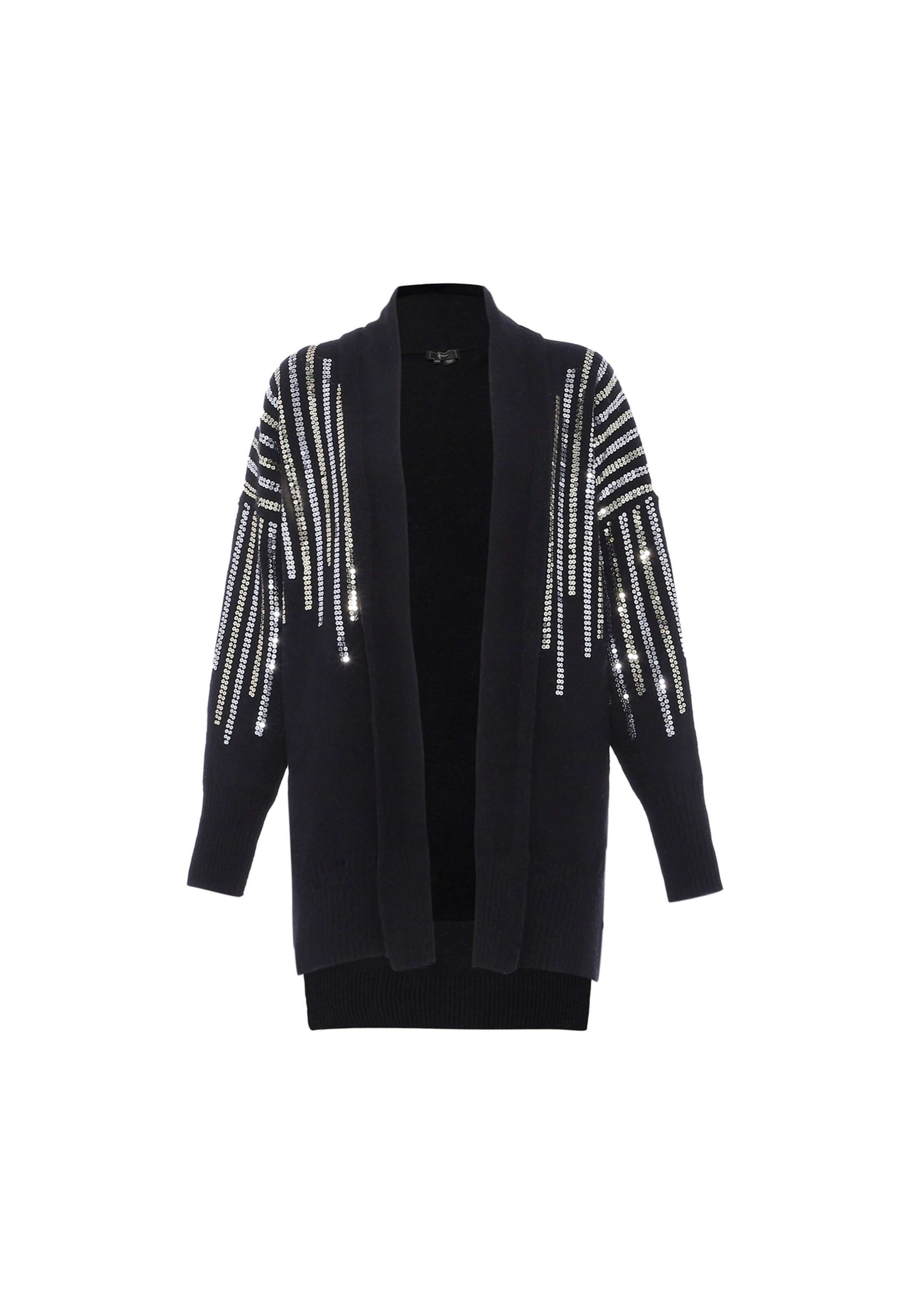 faina Cardigan i sort: forside