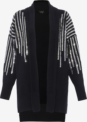 Cardigan faina en noir : devant