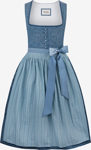 STOCKERPOINT Dirndl 'Isabelle' in Blauw: voorkant