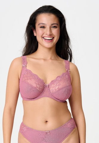 LingaDore T-shirt BH in Roze: voorkant