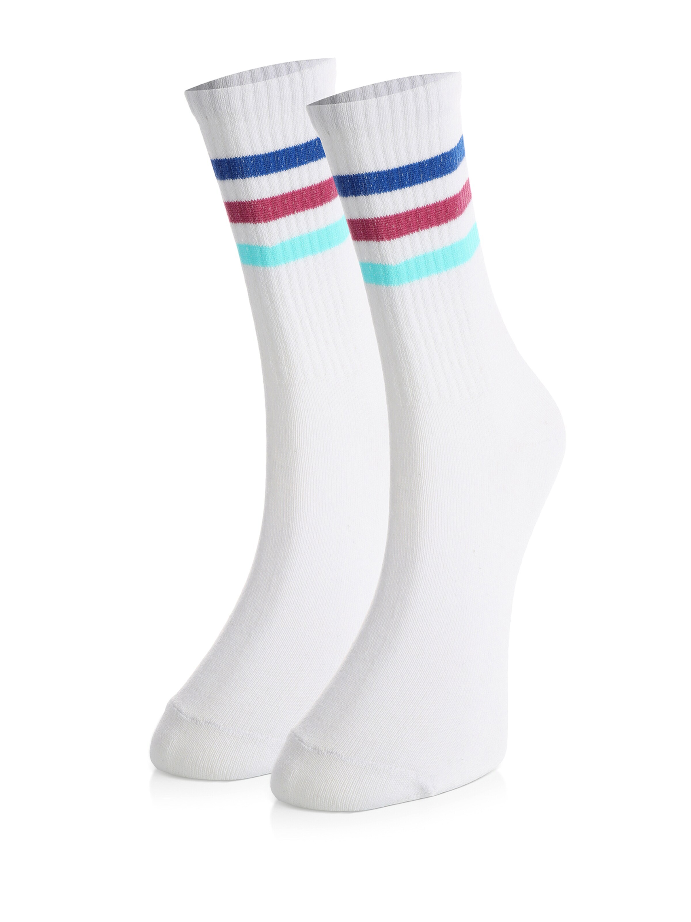 Calzino 'Hochschule' di Crea Socks in bianco
