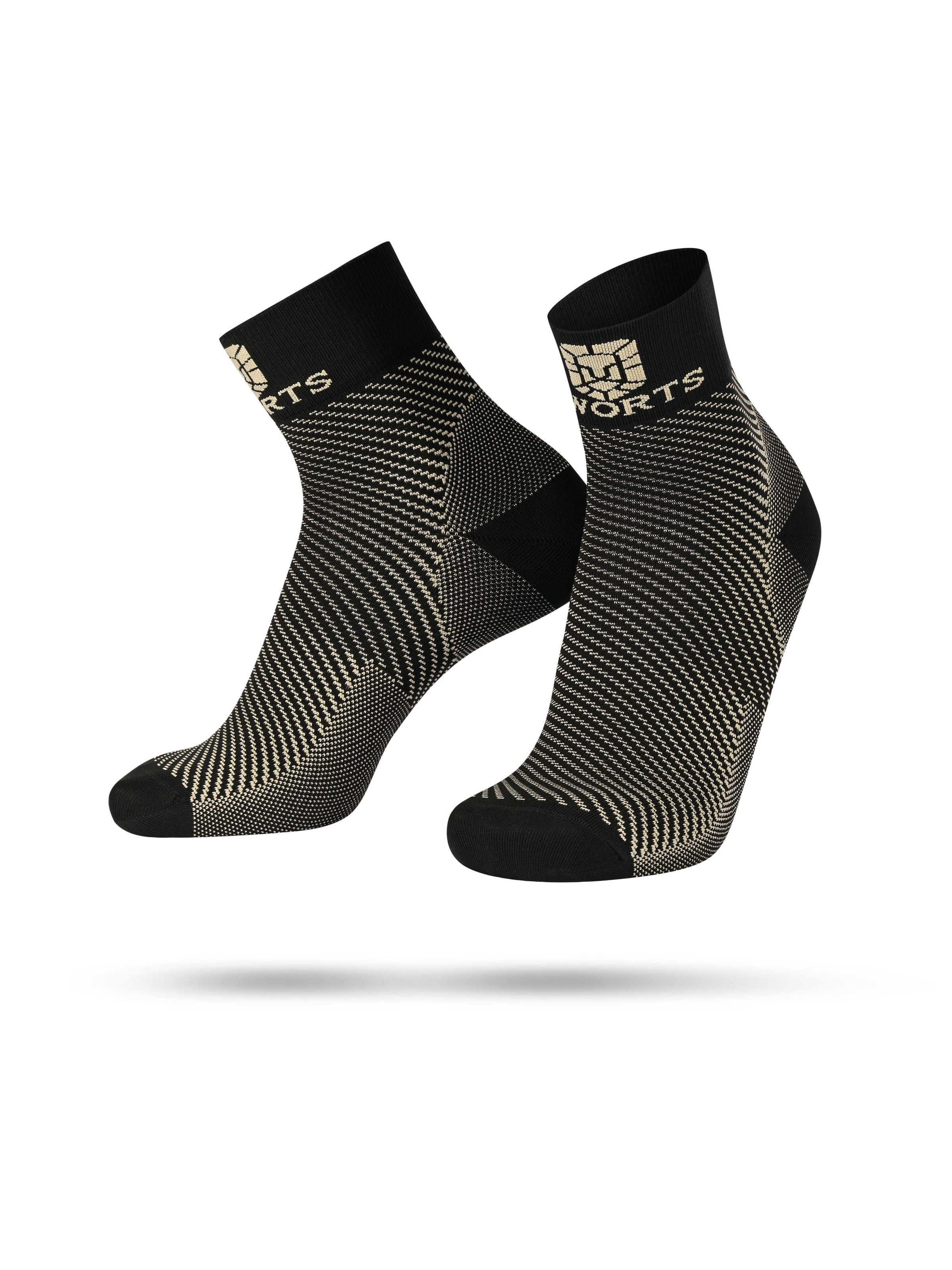 SWORTS Sportsocken 'Vital'‌‌‌‌‌‌‌‌ in Schwarz: Vorderseite