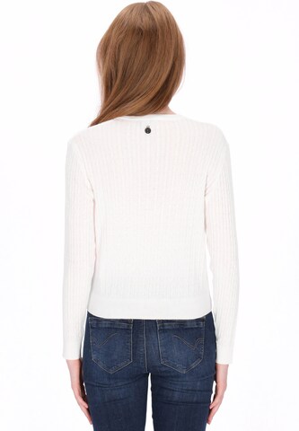 DreiMaster Maritim - Cárdigan en blanco