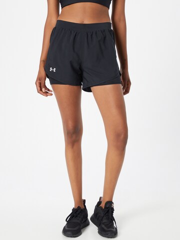 Regular Pantalon de sport 'Fly By 2.0' UNDER ARMOUR en noir : devant