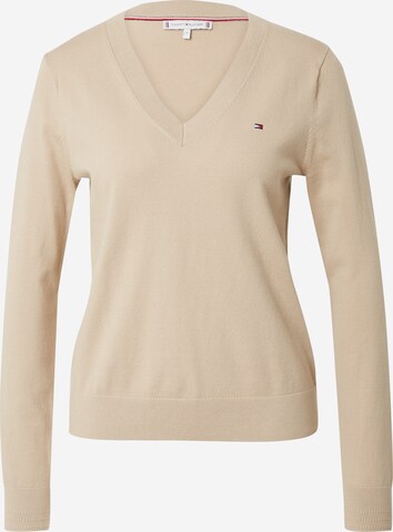 TOMMY HILFIGER Pullover i beige: forside