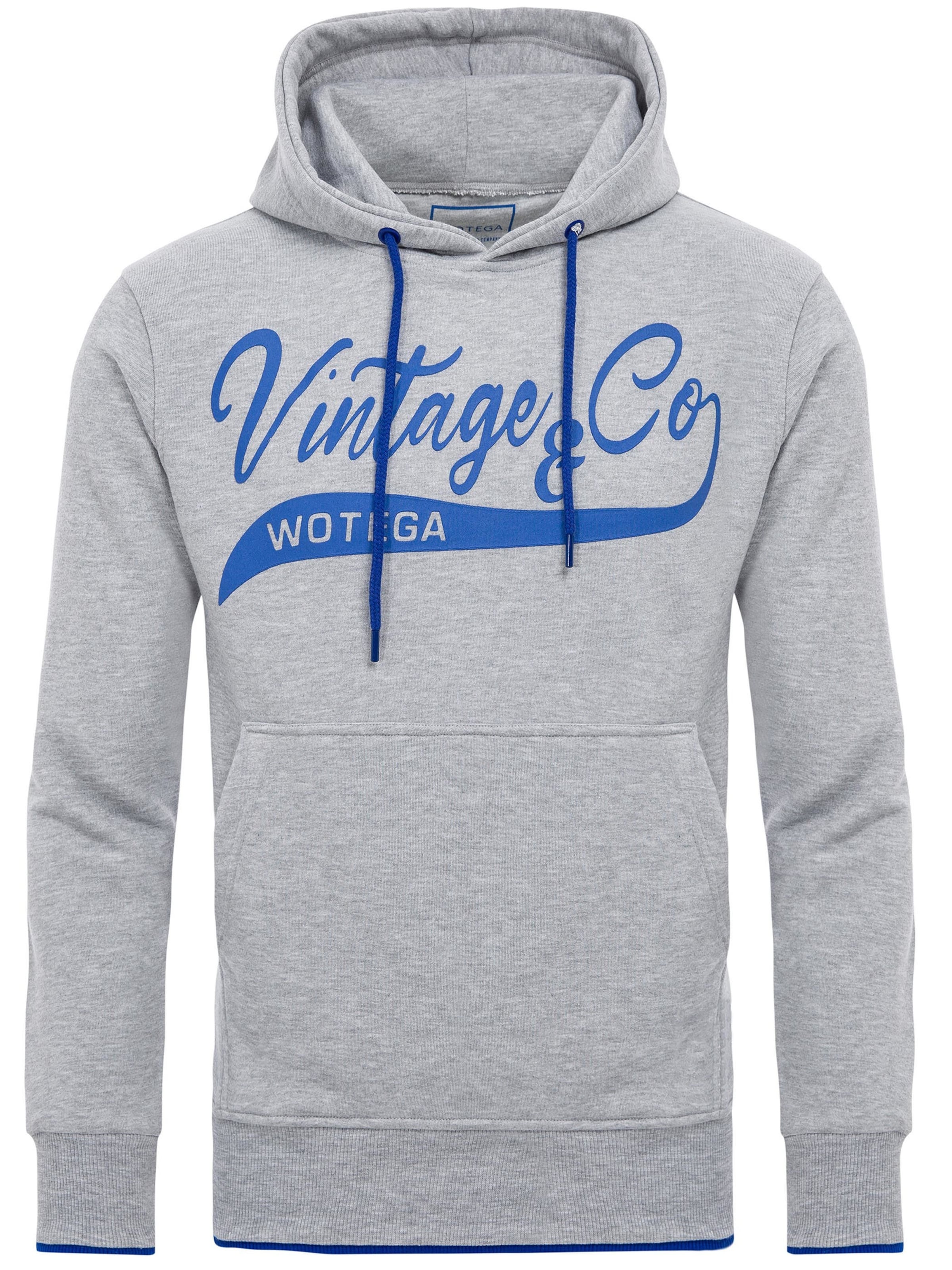 WOTEGA Sweatshirt 'WT Star' in Grey: front