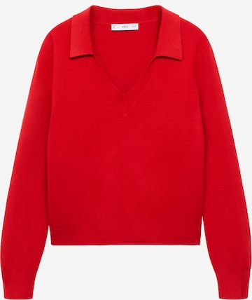 Pull-over 'JAN' MANGO en rouge : devant