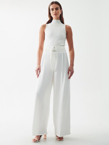 Willa Wide leg Trousers 'DIDDY PANTS' in White: front