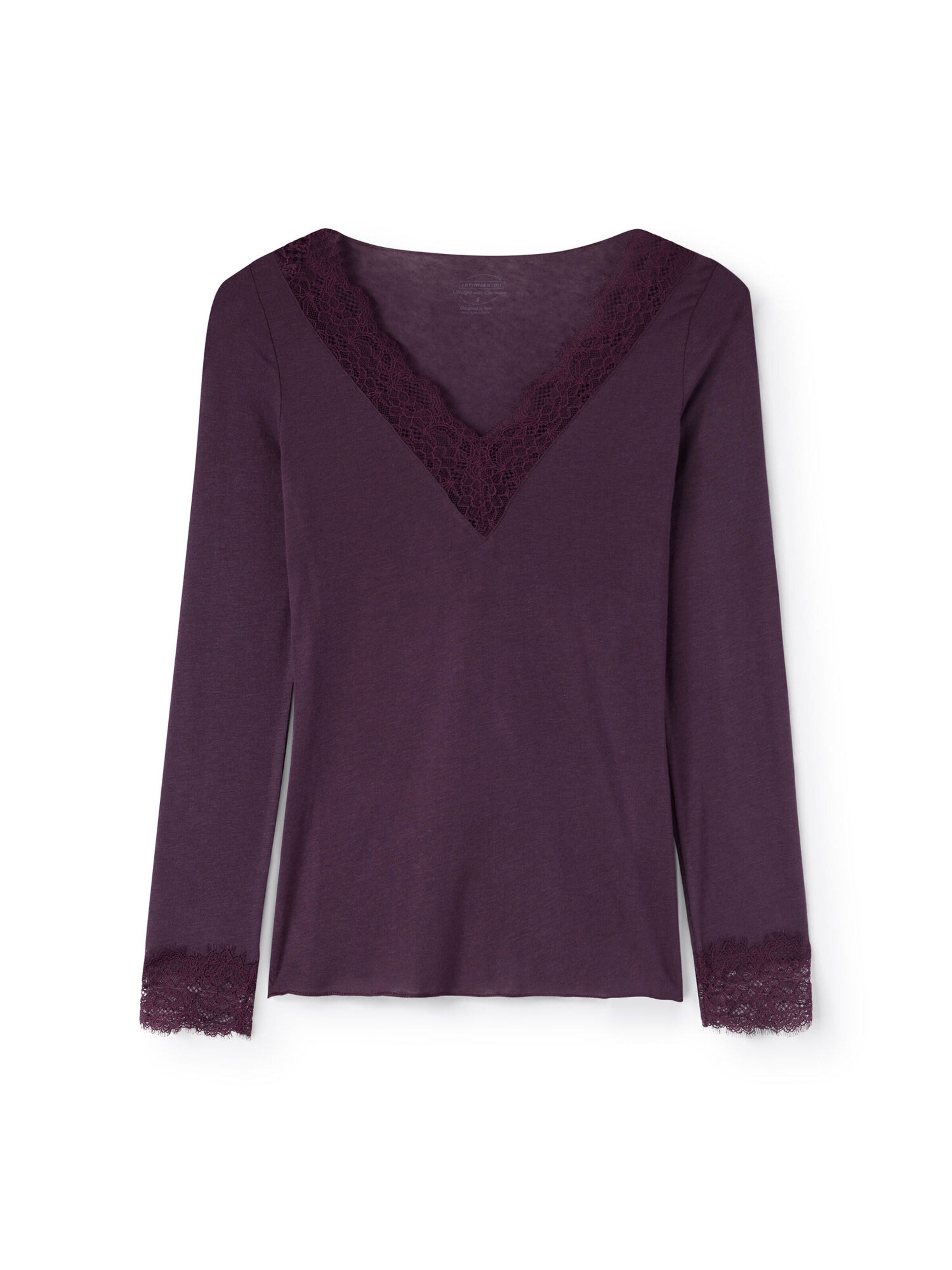 INTIMISSIMI Shirt 'Ultralight' in Purple: front