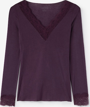 INTIMISSIMI Shirt 'Ultralight' in Purple: front