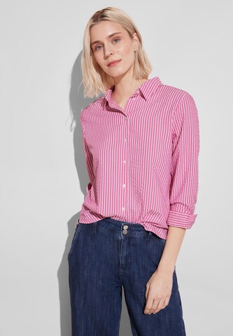 STREET ONE Blouse in Pink: front