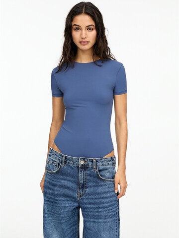 Body a maglietta di Pull&Bear in blu: frontale