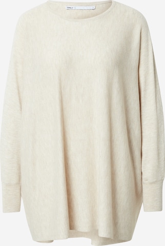 ONLY Sweater 'Alona' in Beige: front