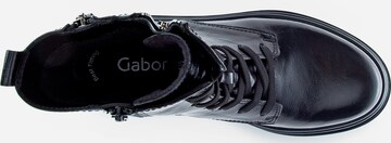 GABOR Lace-Up Ankle Boots in Black