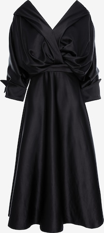 Robe de soirée acob a porter en noir : devant
