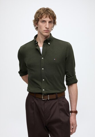 Slim fit Camicia di TOMMY HILFIGER in verde