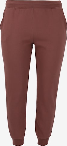 Q by Endurance Regular Workout Pants 'Lanso' in Brown: front