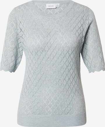 VILA Sweater 'Mylie' in Grey: front
