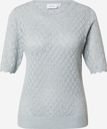 VILA Sweater 'Mylie' in Grey: front