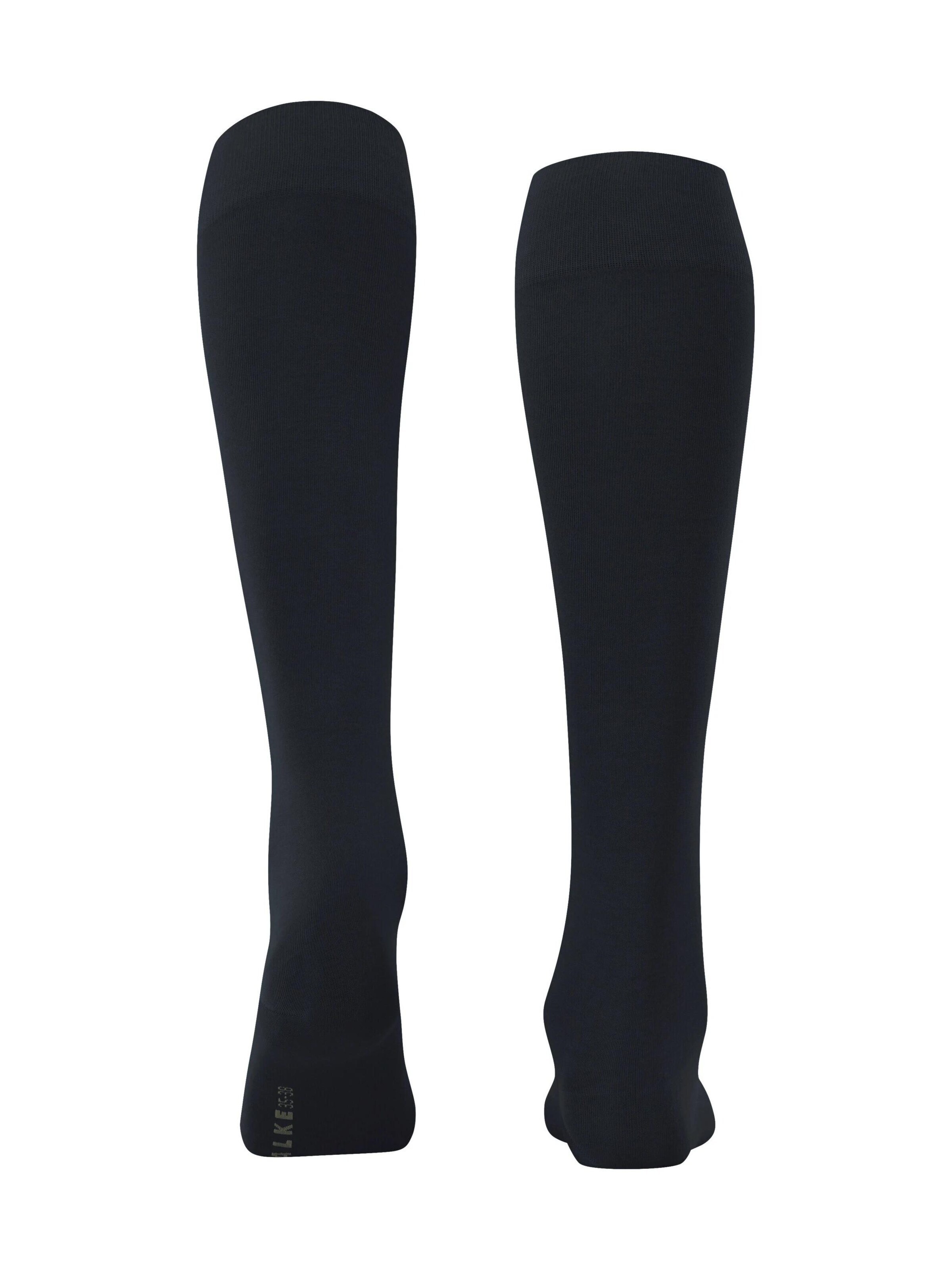 FALKE Knee High Socks 'Cotton Touch' in Grey