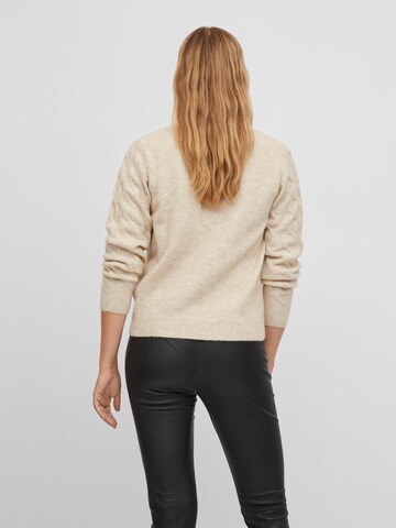 VILA Pullover 'Ella' in Beige