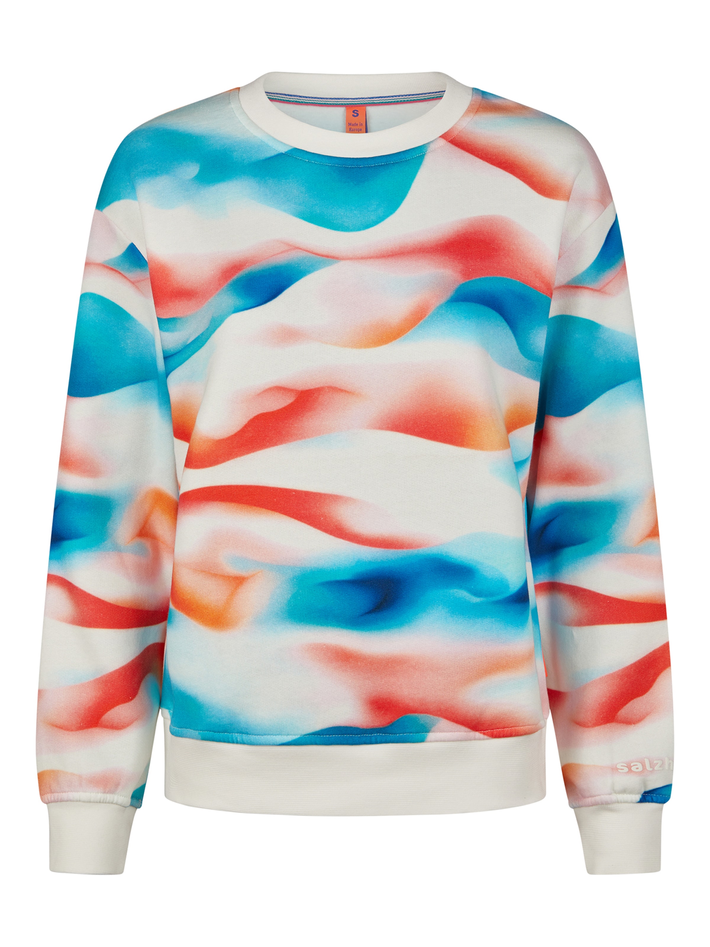 salzhaut Sweatshirt 'Tang' in Weiß: Vorderseite