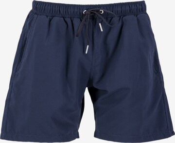 ALPHA INDUSTRIES Badehose in Blau: predná strana