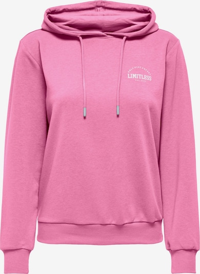 ONLY PLAY Hoodie 'Cava Life' in L in rosa / weiß, Produktansicht