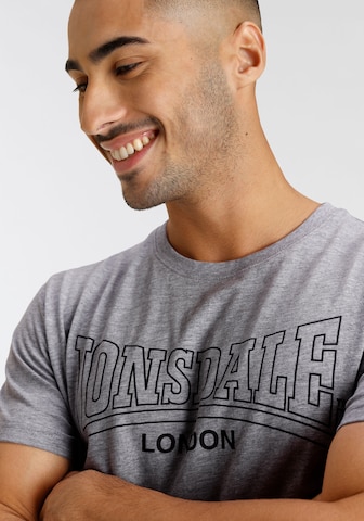 LONSDALE Shirt in Grey