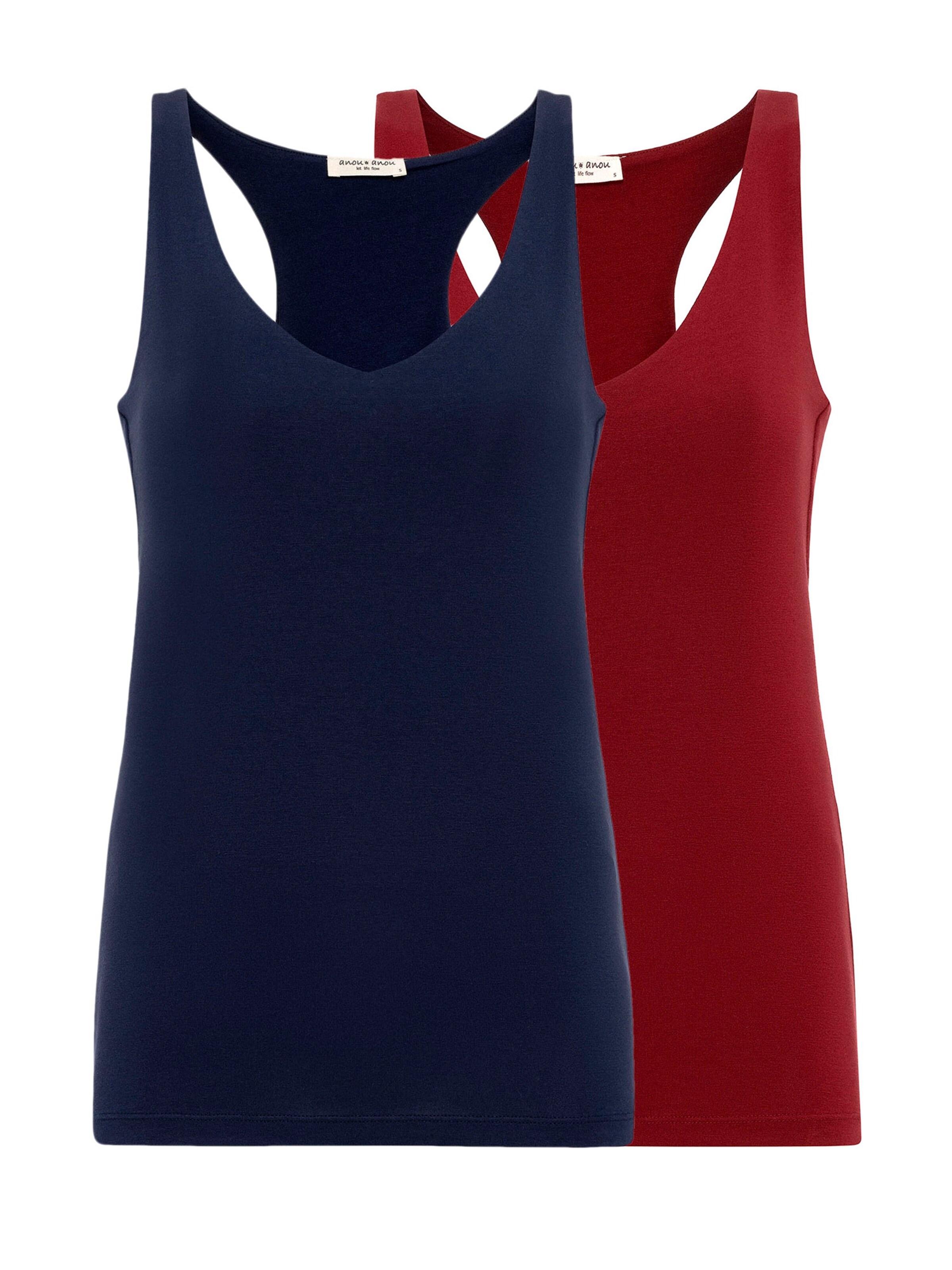 Top di Anou Anou in blu: frontale