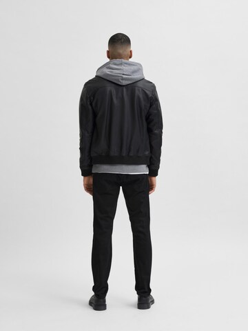 SELECTED HOMME Between-Season Jacket 'Iconic' in Black