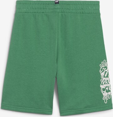 Regular Pantalon 'ESS+ Mid 90s' PUMA en vert