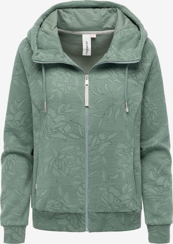 Ragwear Sweat jacket 'Fllawia' in Green: front