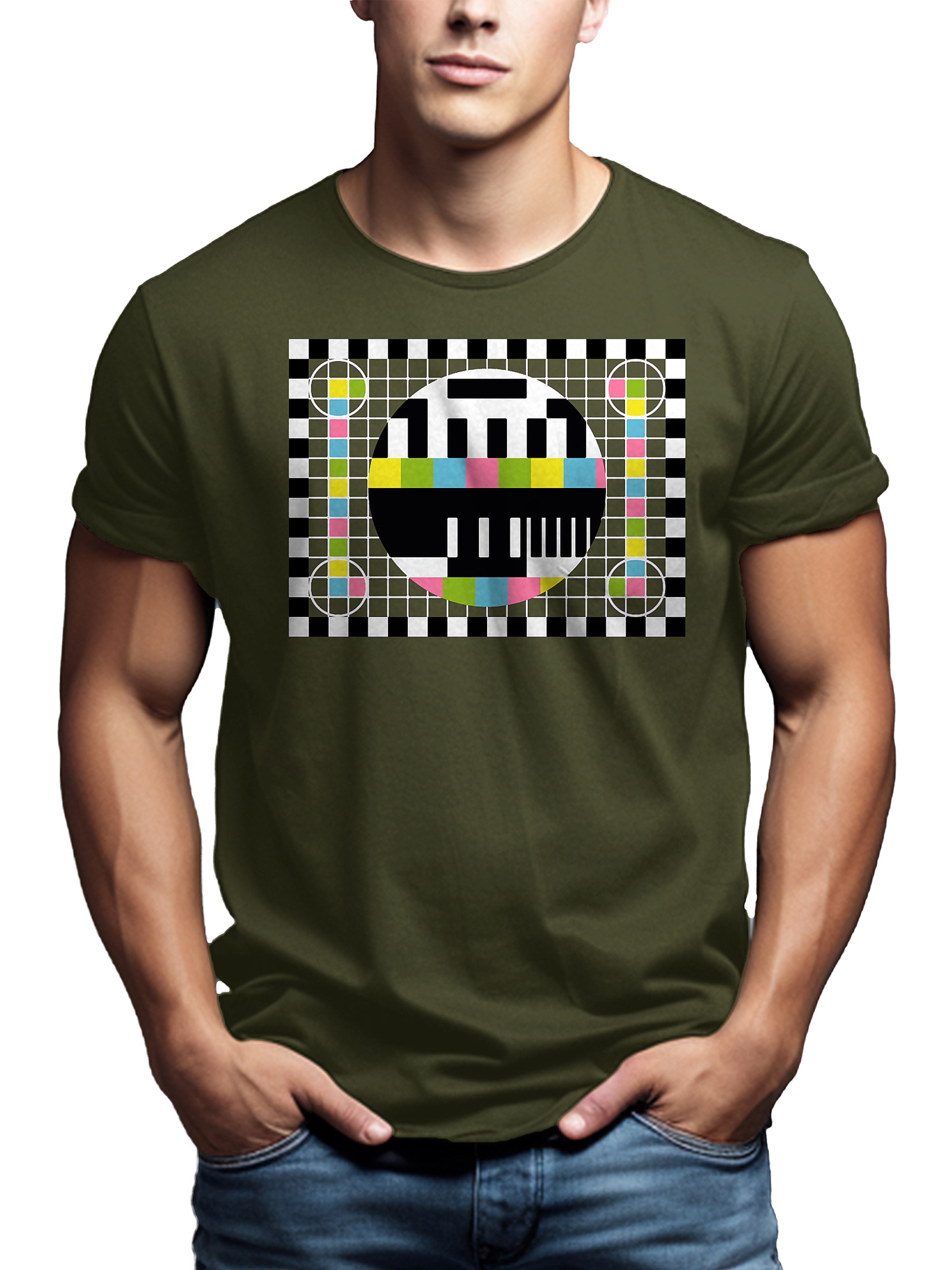MAKAYA Shirt 'Testbild' in Green