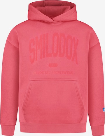 Veste de survêtement Smilodox en rose : devant