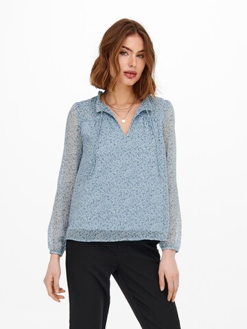 ONLY Bluse 'Ditsy' in Blau: Vorderseite