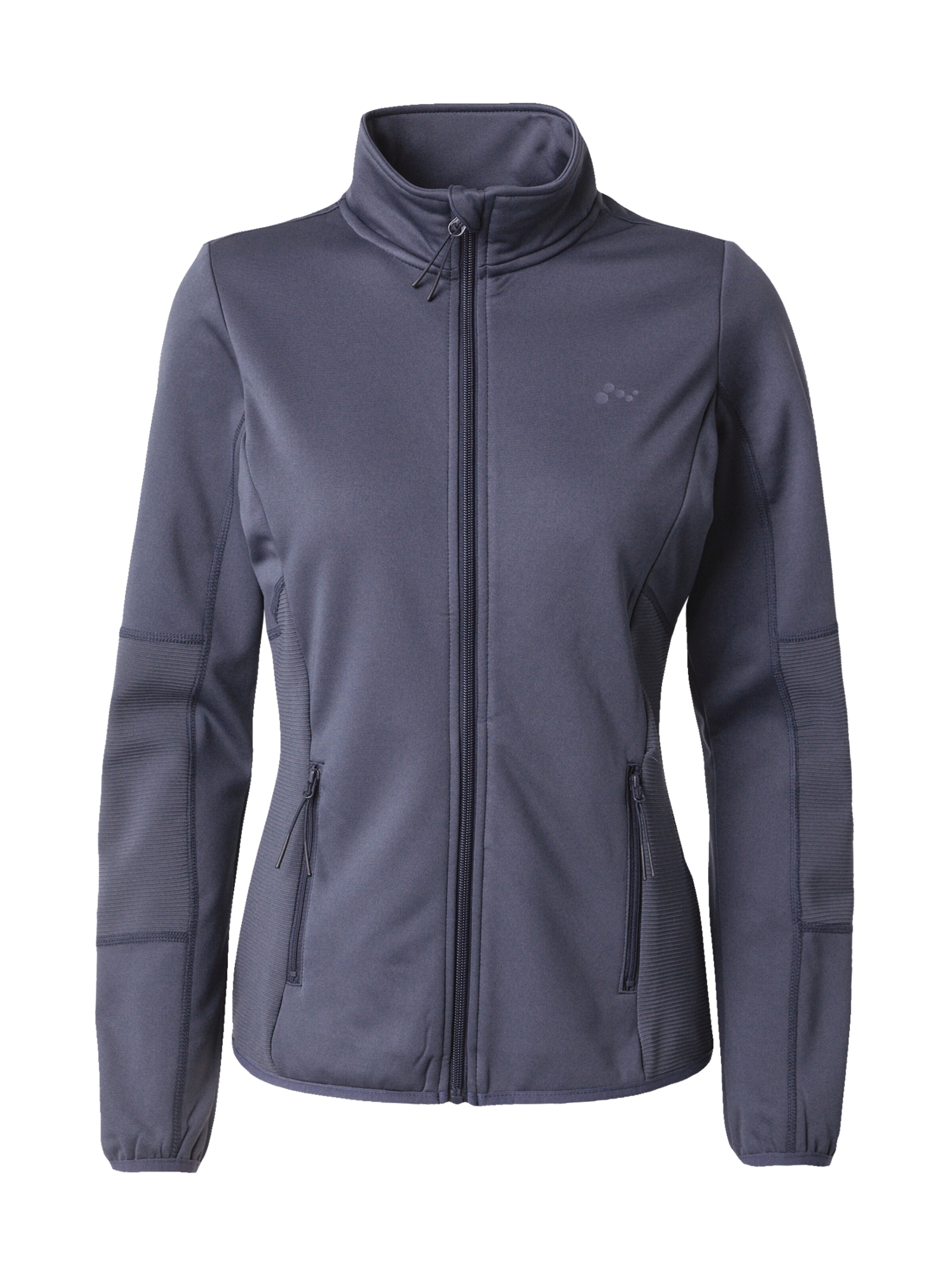 ONLY PLAY Athletic Fleece Jacket 'JETTA' in Blue: front