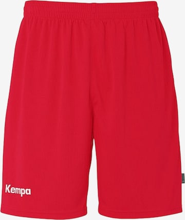 KEMPA Loosefit Sportshorts in Rot: Vorderseite