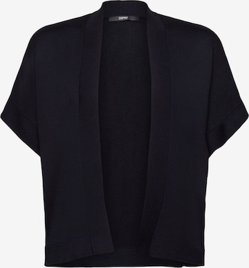 ESPRIT Knit Cardigan in Black: front